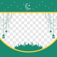 Eid greeting card, ramadan graphic design vector illustration background Modern Flat Elegant Islamic, perfect for any post template or banner need and other Graphic Related Assets