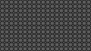 White Arabic Pattern With Black Background vector