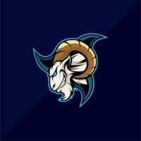 goat logo emblem vector