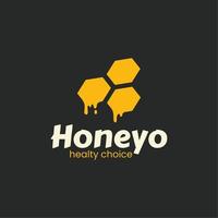 honey simple logo vector