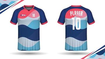 Soccer jersey design for sublimation, sport t shirt design vector