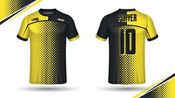 diseño de camisetas de fútbol para sublimación, diseño de camisetas deportivas vector