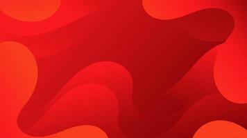 Abstract Red Fluid Wave Background vector