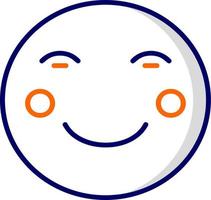 Blushing Vector Icon