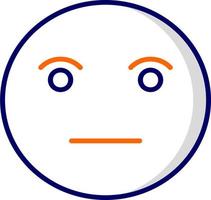 Poker Face Vector Icon