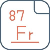 Francium Vector Icon