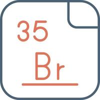 Bromine Vector Icon