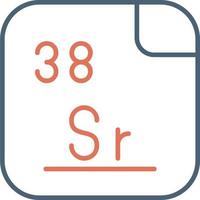 Strontium Vector Icon