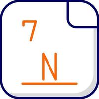 Nitrogen Vector Icon