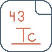 Technetium Vector Icon