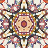 Abstract kaleidoscope background. Beautiful kaleidoscope seamless pattern. Multicolor mosaic texture. Seamless kaleidoscope texture. Unique kaleidoscope design vector