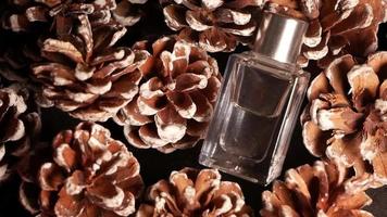 perfume em cones transparente garrafa com perfume video