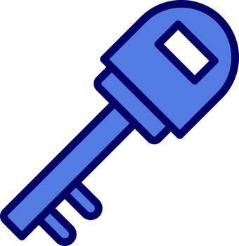 icono de vector clave