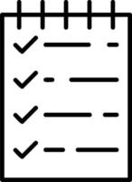 List Vector Icon