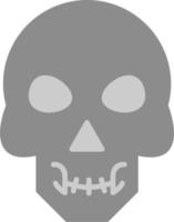 icono de vector de calavera