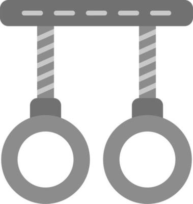 Gymnastic Rings Vector Icon