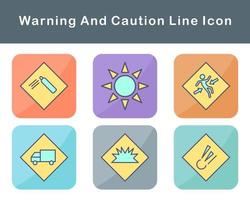 Warning And Caution Vector Icon Set