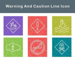 Warning And Caution Vector Icon Set