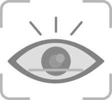 Retinal Scan Vector Icon