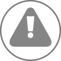 icono de vector de alerta