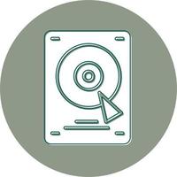 Disk Hard Vector Icon