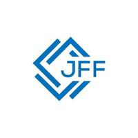 JFF creative circle letter logo concept. JFF letter design.JFF letter logo design on white background. JFF creative circle letter logo concept. JFF letter design. vector