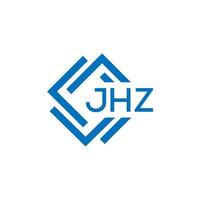 JHZ letter logo design on white background. JHZ creative circle letter logo concept. JHZ letter design. vector