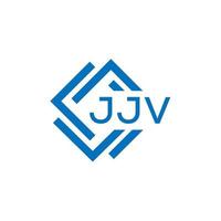 jjv letra logo diseño en blanco antecedentes. jjv creativo circulo letra logo concepto. jjv letra diseño. vector