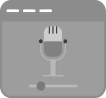 Online Recording Vector Icon