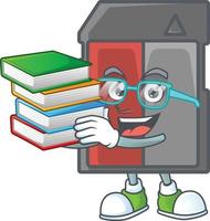 Memory card mascot icon design vector