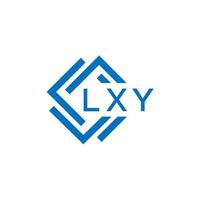LXY creative circle letter logo concept. LXY letter design.LXY letter logo design on white background. LXY creative circle letter logo concept. LXY letter design. vector