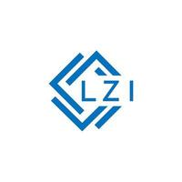 LZI letter design. vector