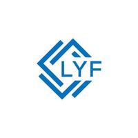 lif letra logo diseño en blanco antecedentes. lif creativo circulo letra logo concepto. lif letra diseño. vector