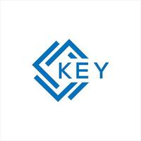 .KEY letter logo design on white background. KEY creative circle letter logo concept. KEY letter design. vector