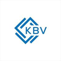 kbv letra diseño.kbv letra logo diseño en blanco antecedentes. kbv creativo circulo letra logo concepto. kbv letra diseño. vector