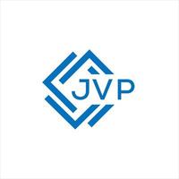 JVP letter logo design on white background. JVP creative circle letter logo concept. JVP letter design. vector