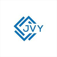 jvy letra logo diseño en blanco antecedentes. jvy creativo circulo letra logo concepto. jvy letra diseño. vector