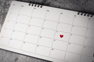 valentine's day calendar photo
