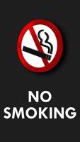 No Smoking Seamless Looped Animation, Smoking is not Allowed, 3D Rendering video