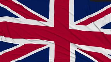 United Kingdom Flag Cloth Removing From Screen, Intro, 3D Rendering, Chroma Key, Luma Matte video