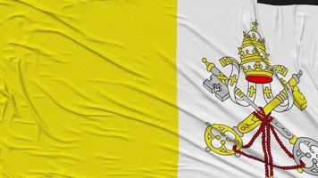 Vatican ville drapeau tissu enlever de filtrer, introduction, 3d le rendu, chrominance clé, luma mat video