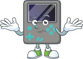 Game console mascot icon design vector