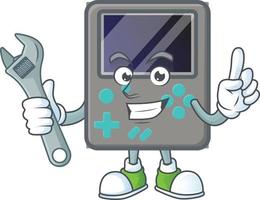 Game console mascot icon design vector