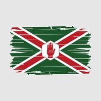 Northern Ireland Flag Brush Vector