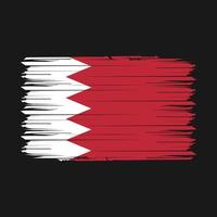 Bahrain Flag Brush Vector Illustration