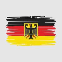 Germany Flag Brush Vector