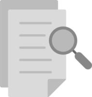 Paper Search Vector Icon