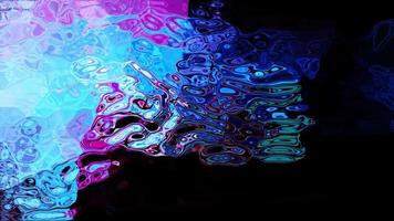 astratto fluido le forme polso, ondulazione e flusso - ciclo continuo video