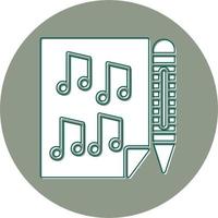 Songwriter Vector Icon