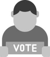 icono de vector de votación